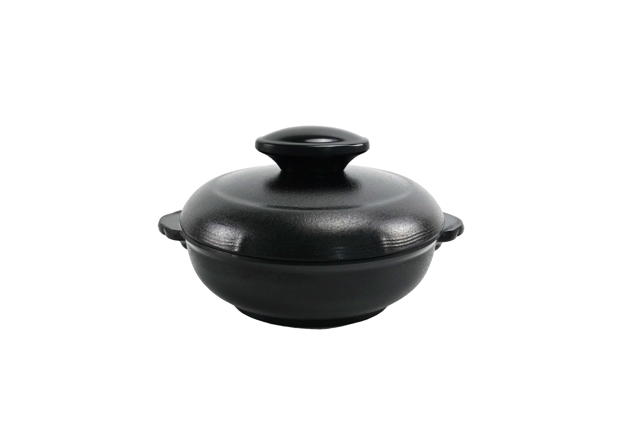 Matt Black Melamine Bowl W/lid Matt Black Melamine Bowl W/lid