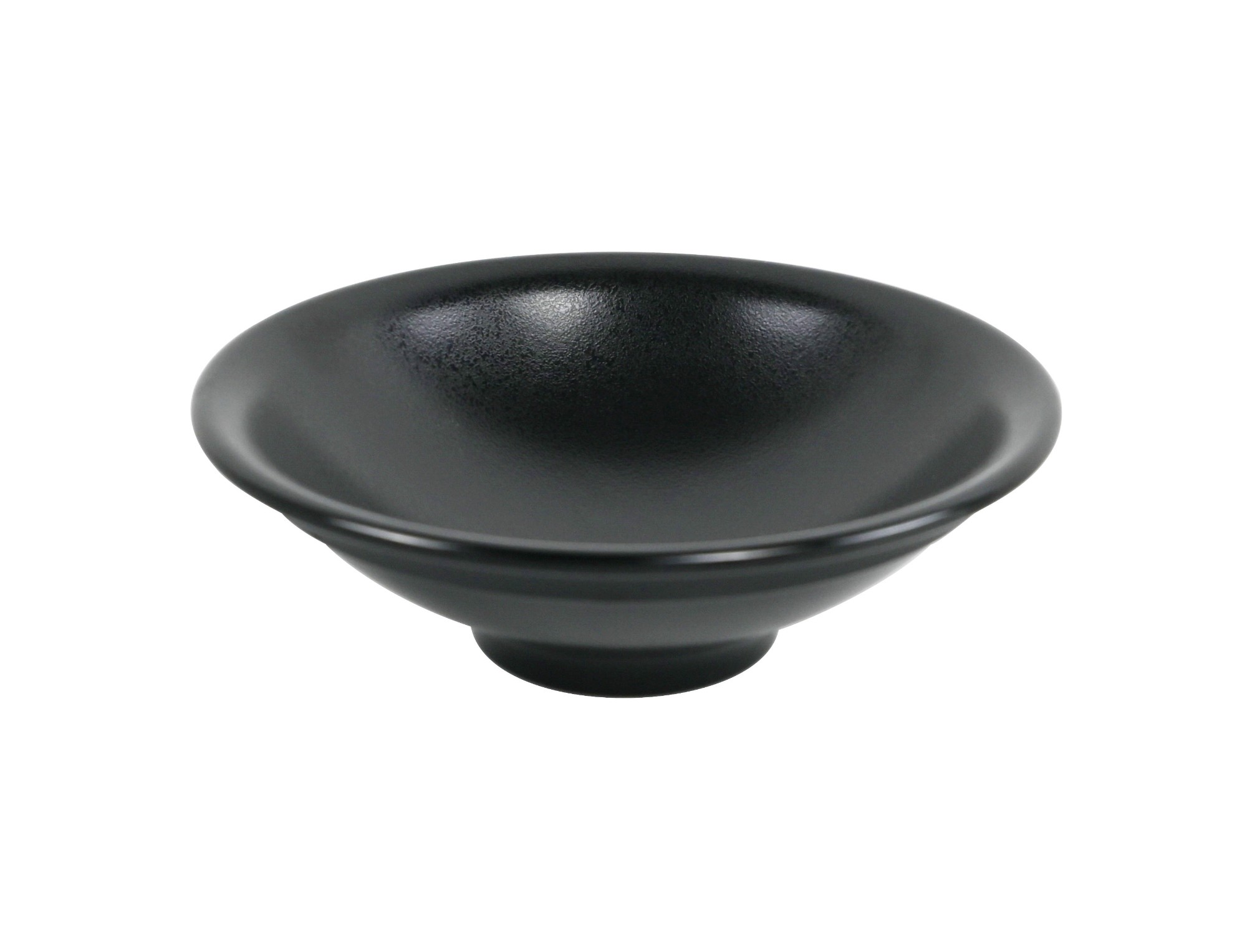 Matt Black Melamine Humos Bowl Matt Black Melamine Humos Bowl