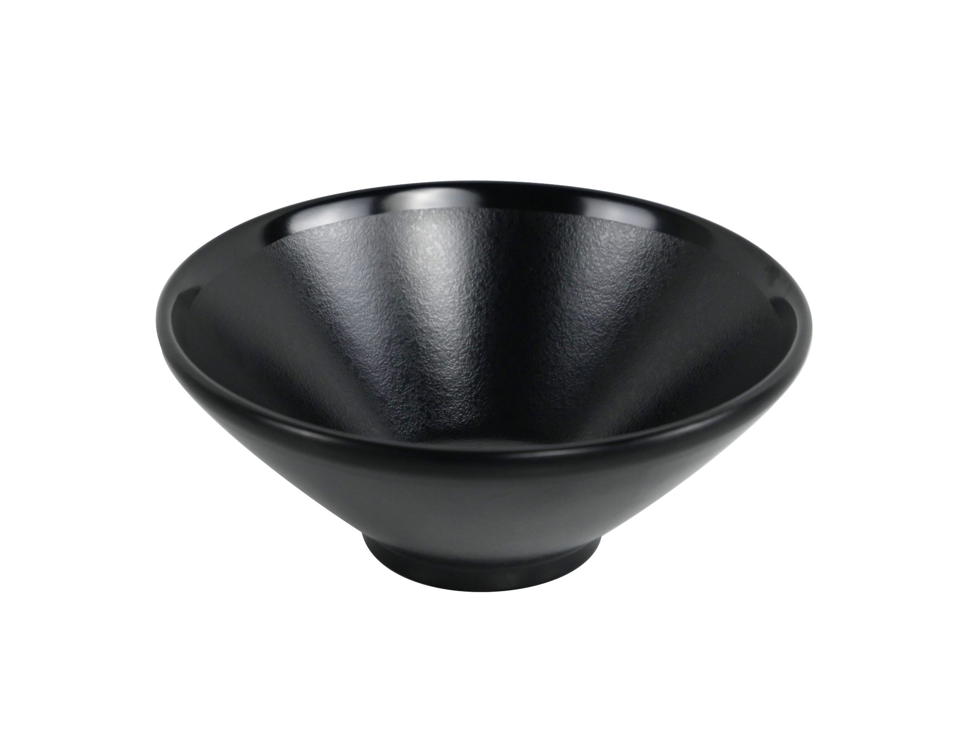 Matt Black Melamine Pasta Bowl Matt Black Melamine Pasta Bowl