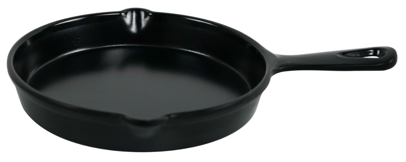 Matt Black Melamine Plate With Handle Matt Black Melamine Plate With Handle