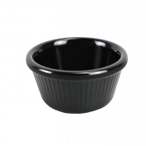 Matt Black Melamine Ramekin