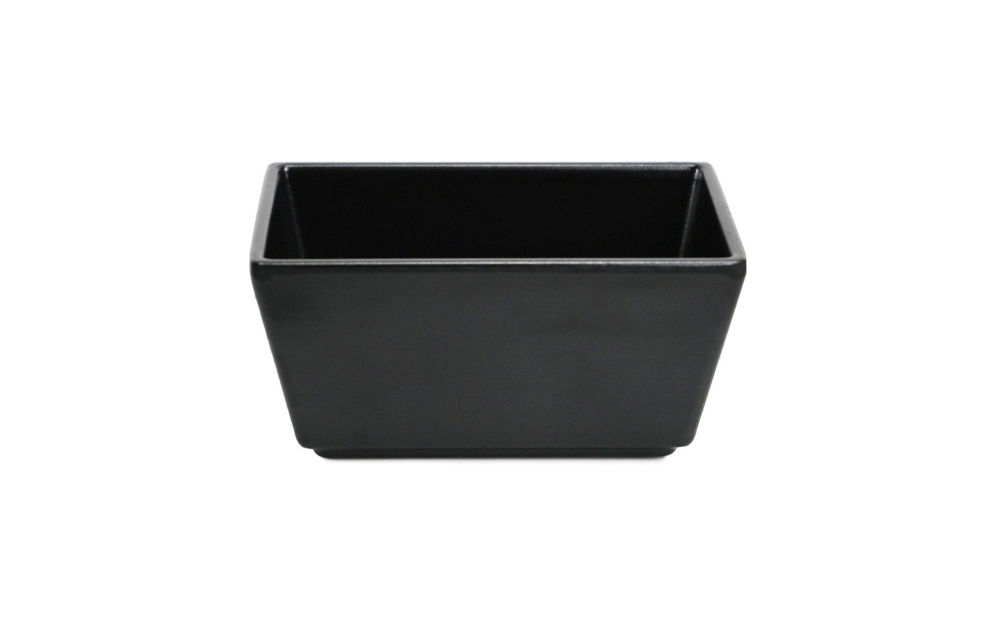 Matt Black Melamine Rectangle Bowl Matt Black Melamine Rectangle Bowl