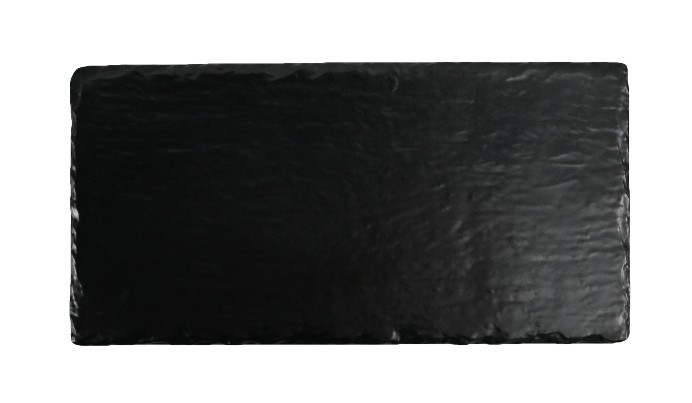 Matt Black Melamine Rectangle Plate Matt Black Melamine Rectangle Plate