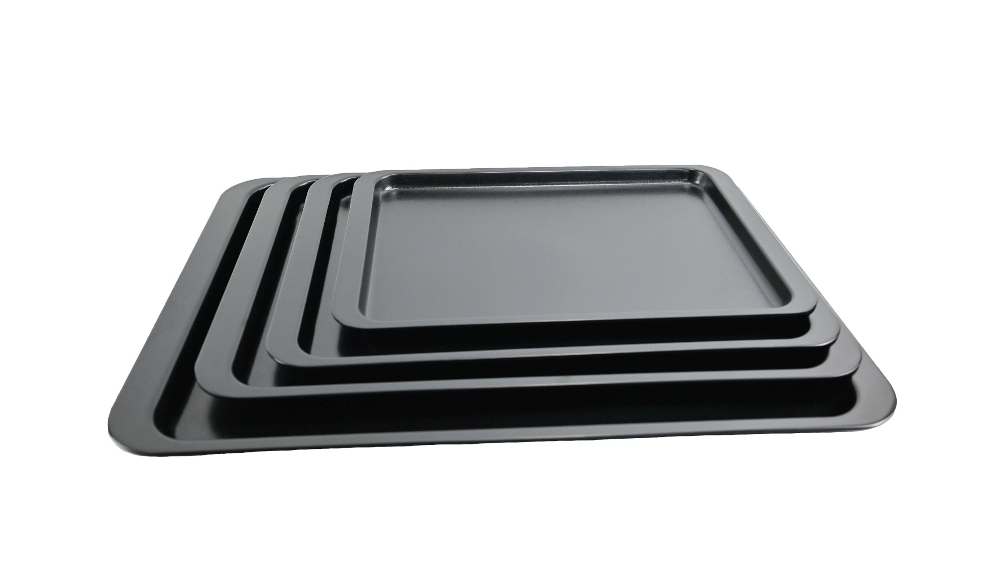 Matt Black Melamine Rectangle Tray Matt Black Melamine Rectangle Tray