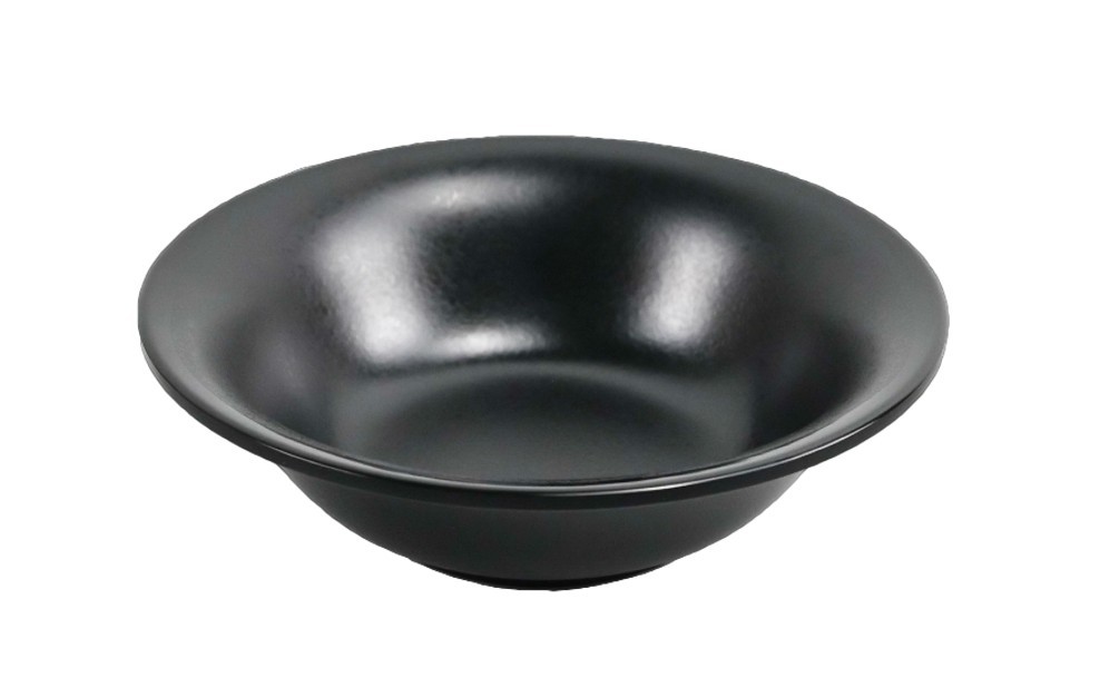 Matt Black Melamine Soup Bowl Matt Black Melamine Soup Bowl