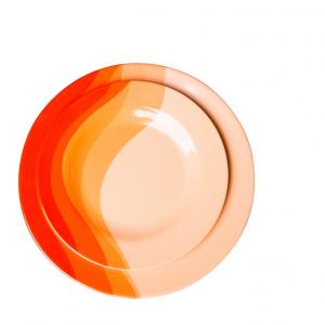 Rainbow Melamine Salad Plate