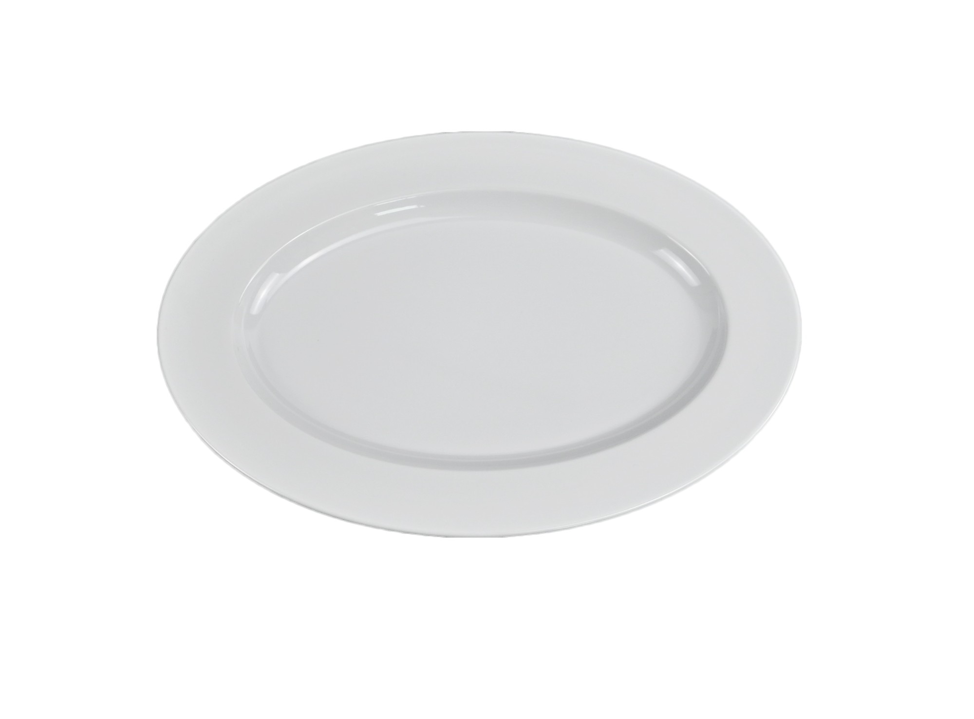 White Melamine Oval Plate White Melamine Oval Plate