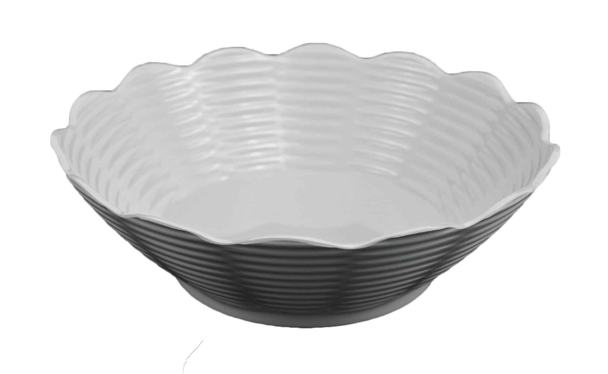 White melamine basket bowl White melamine basket bowl