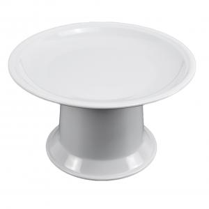 White melamine cake tray