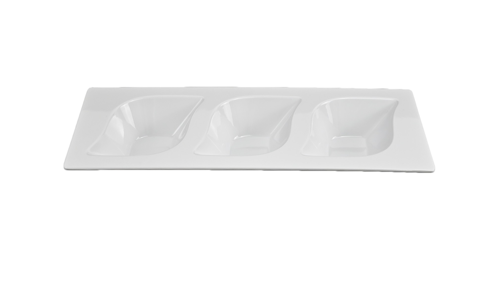 White melamine rectangle devided White melamine rectangle devided