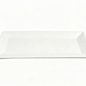White melamine rectangle plate